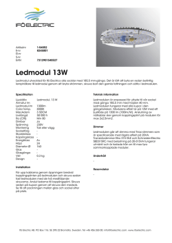 Ledmodul 13W - Ifö Electric