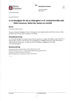 (Industriområde syd) Höörs kommun, Skåne län
