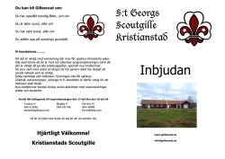 Rekryteringsdag 2015 - ST Georgs Scoutgille Kristianstad
