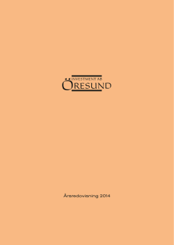 Årsredovisning 2014