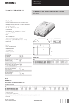 TALEXXconverter LCBI 15 W 350/500/700 mA BASIC PH