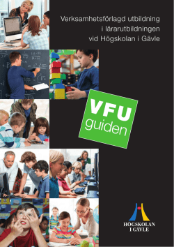 VFU-Guide Lärarutbildningen 2015/16