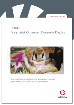 PODD Pragmatisk Organisert Dynamisk Display