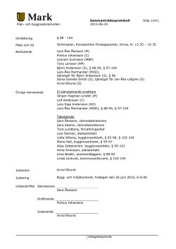 2015-06-24 Plan- och byggnadsnämnden