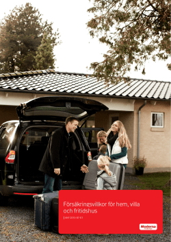 Hem-, villahem - Moderna Försäkringar