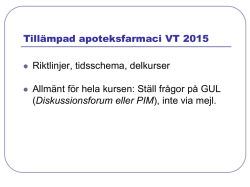 Information inför T10 2015 - GUL