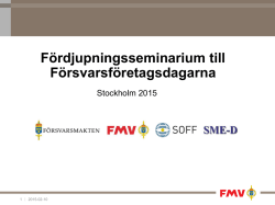 FMV_presentation 150210 Kommersiellt