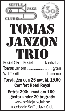 Tomas janzon trio