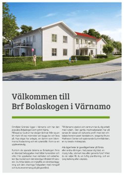 BOFAKTA Bolaskogen - Svensk Fastighetsförmedling