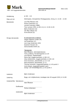 2015-08-19 Plan- och byggnadsnämnden