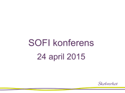 SOFI konferens