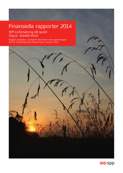 Finansiella rapporter 2014