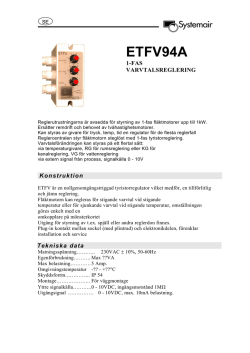 ETFV94A - Systemair