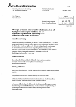 Stockholms läns landsting 2015 -09