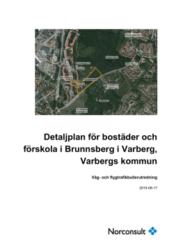 Detaljplan för bostäder och förskola i Brunnsberg i Varberg