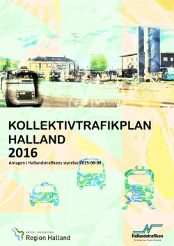 Kollektivtrafikplan 2016