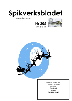 Spikverksbladet 205 2014-12-10 pdf