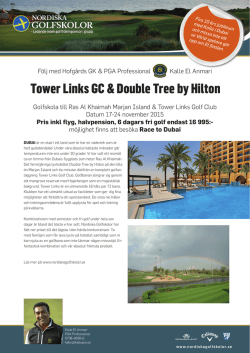 Tower Links GC & Double Tree by Hilton