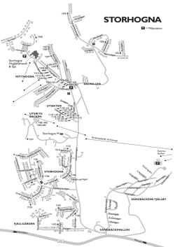 Storhogna cabin map