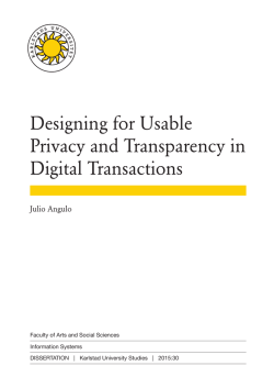 Designing for Usable Privacy and Transparency in