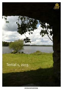Tertialrapport 1, 2015 - Statens fastighetsverk