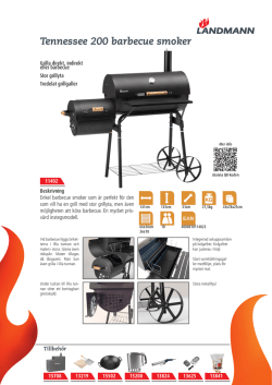 Tennessee 200 barbecue smoker