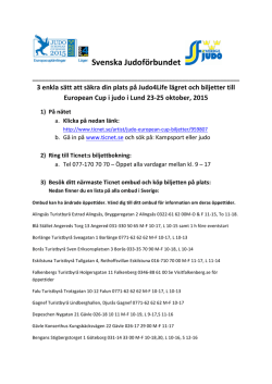 Svenska Judoförbundet