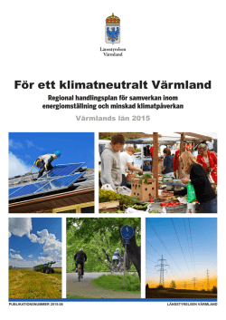 För ett klimatneutralt Värmland. Regional