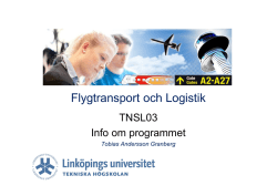 Flygtransport och Logistik