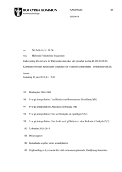 2015-06-16 Kommunfullm&auml;ktige del 1
