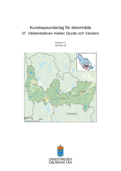 Västerdalälven mellan Djurås och Vansbro