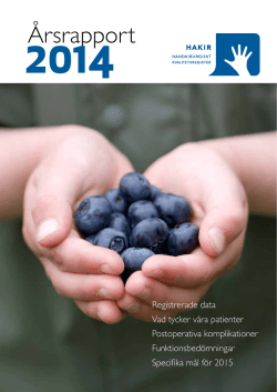 Årsrapport för 2014