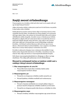 Makhaayad - Arbetsförmedlingen