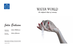 Water World - DiVA Portal