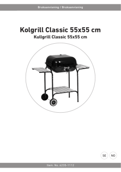 Kolgrill Classic 55x55 cm