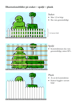 Illustrationsbilder på staket – spaljé – plank