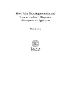 Short-Pulse Photofragmentation and Fluorescence