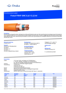 Firetuf FRHF-EMC 0,6/1 (1,2) kV