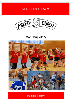 MixedCupen - IdrottOnline Klubb