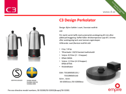 C3 Design Perkolator