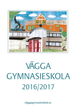 Programkatalog Vägga Gymnasieskola