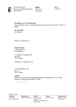 F 5639-14 - Mark- och miljööverdomstolen