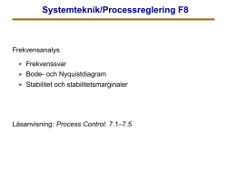 Systemteknik/Processreglering F8