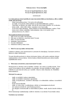 Trexan 2.5 mg-ml, 25 mg-ml injektioneste PL 2015-04-24