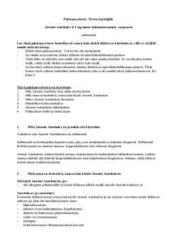 Airomir Autohaler 0.1 mg-annos inhalaatiosumute PL 2015
