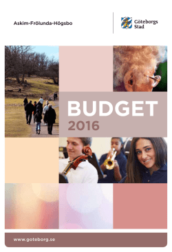 Budget - Göteborg