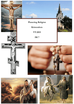 Planering Religion VT 2015