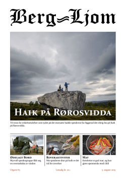 Haik på Rørosvidda - Follo krets av NSF