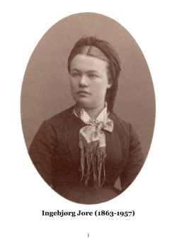 Ingebjørg Jore (1863-1957) - Vest