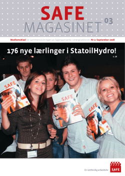 SAFE Magasinet Nr. 3 2008